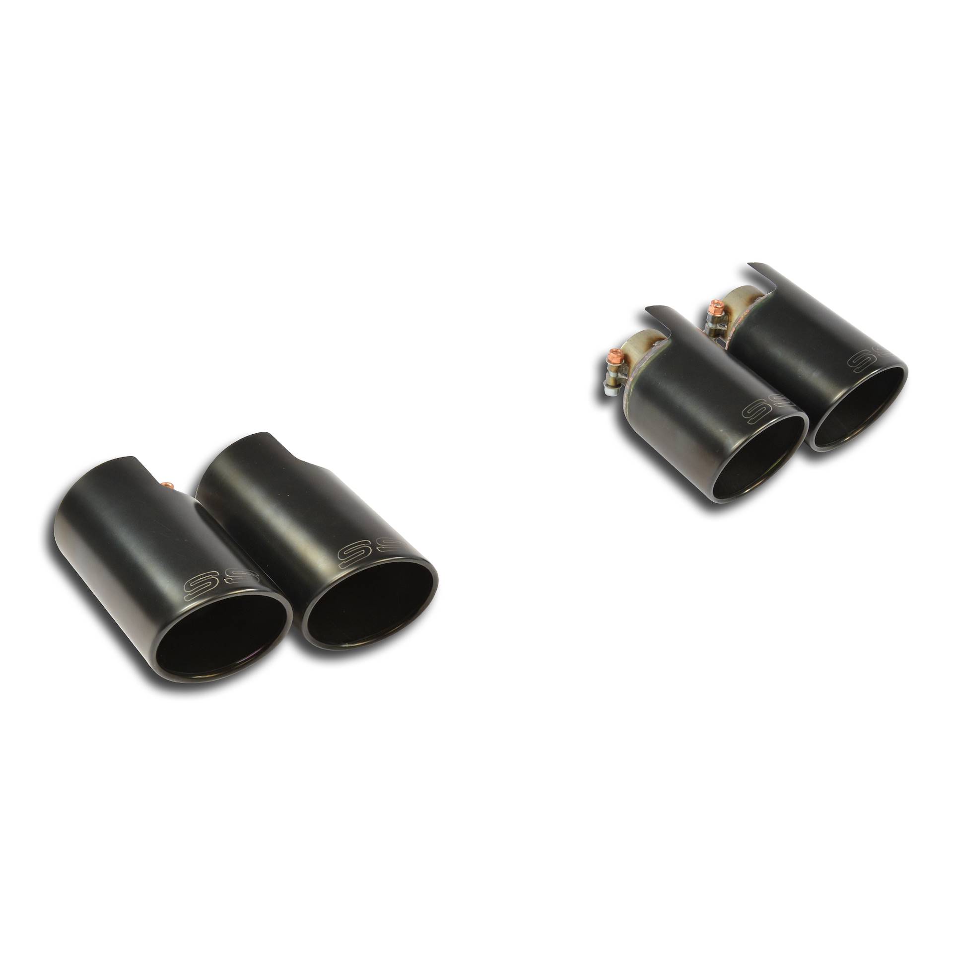 Kit terminali Destro OO100 - Sinistro OO100 "Gun Metal Grey"